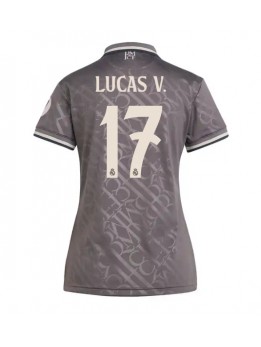 Real Madrid Lucas Vazquez #17 Ausweichtrikot für Frauen 2024-25 Kurzarm